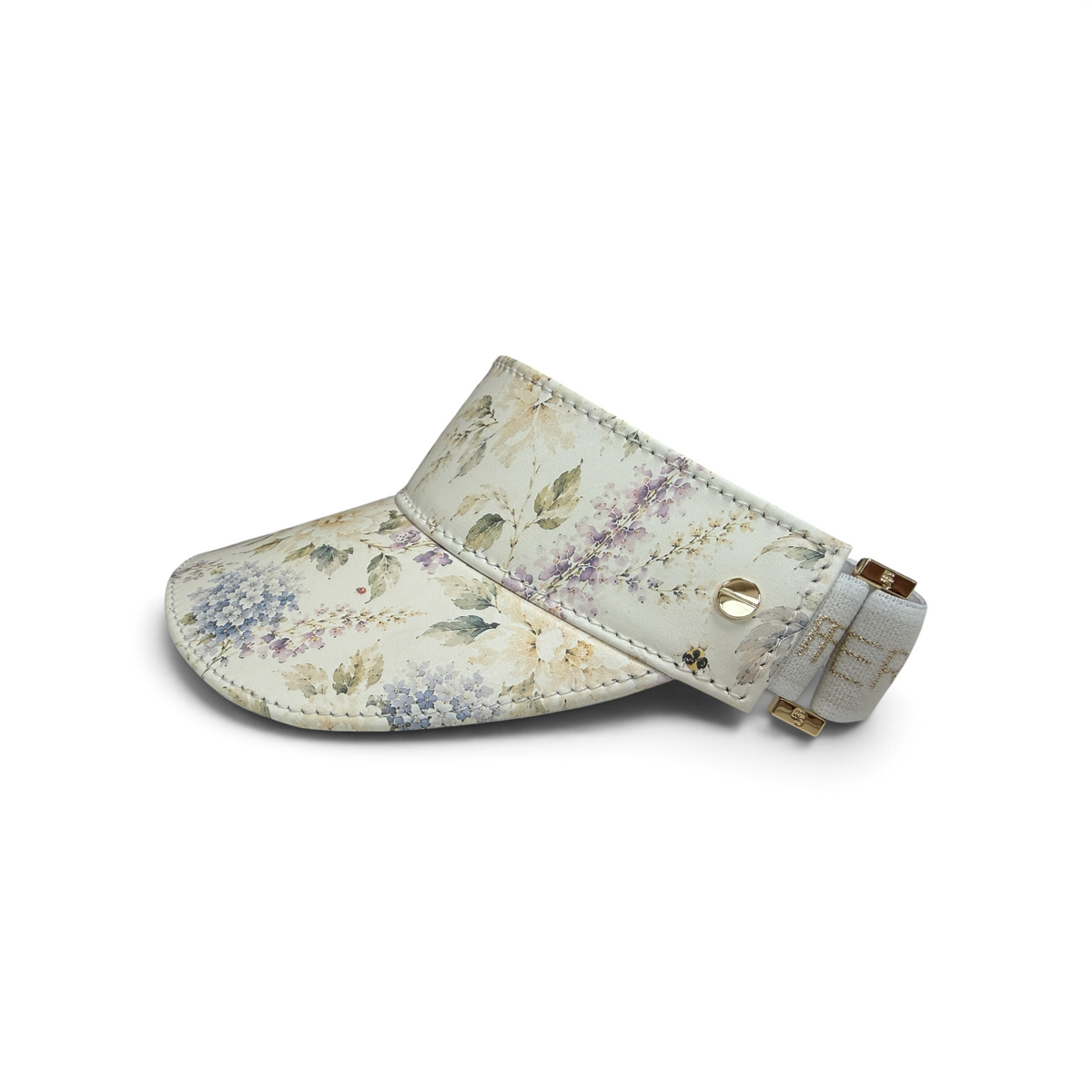 The Visor - Le Jardin Leather & Gold