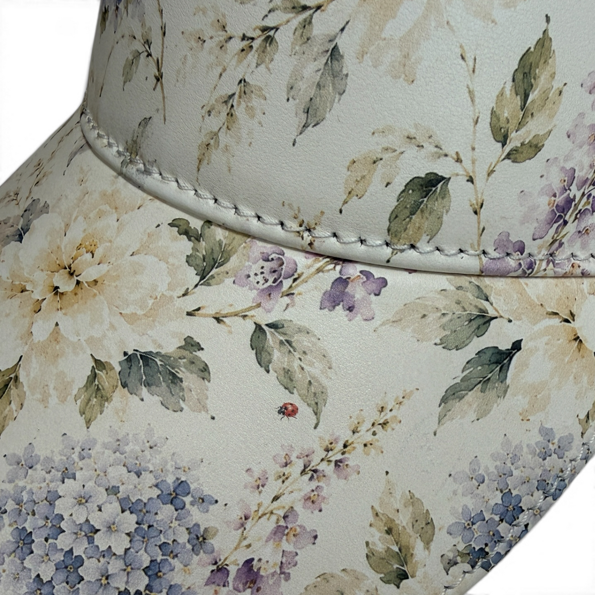 The Visor - Le Jardin Leather & Gold