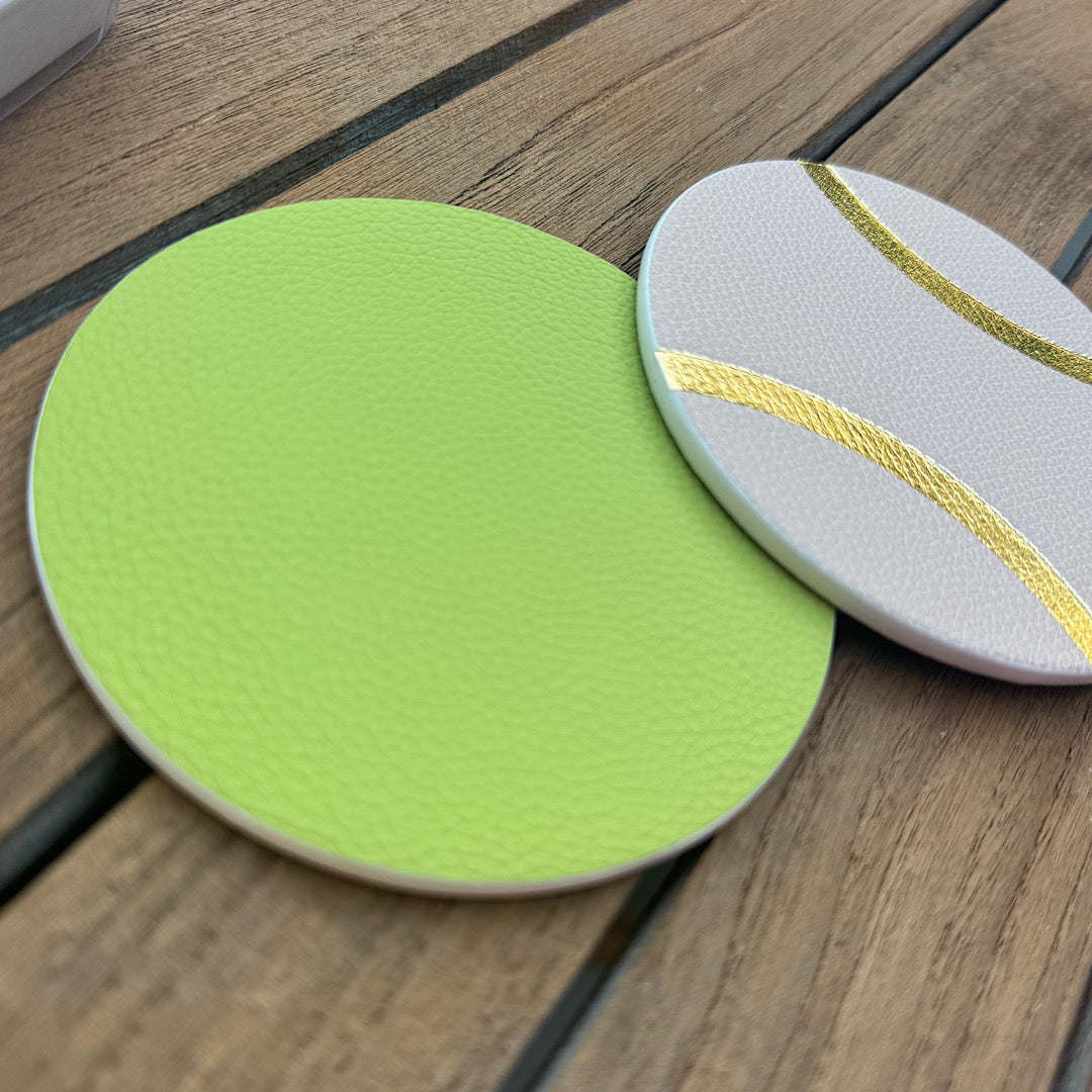 Serve in Style Coasters - Rosé Tennis & Honeydew