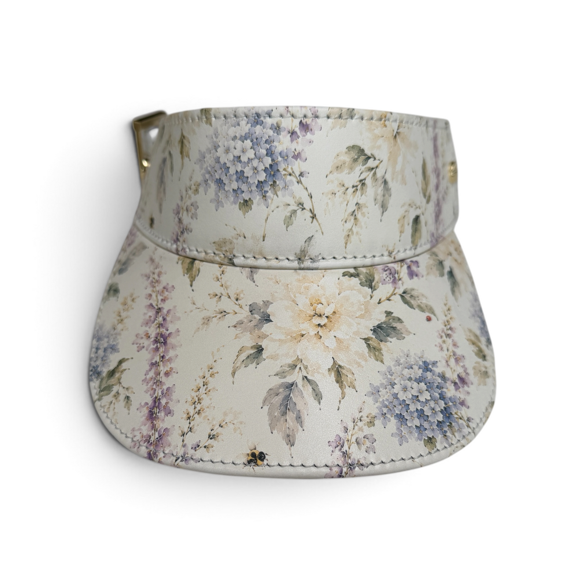 The Visor - Le Jardin Leather & Gold
