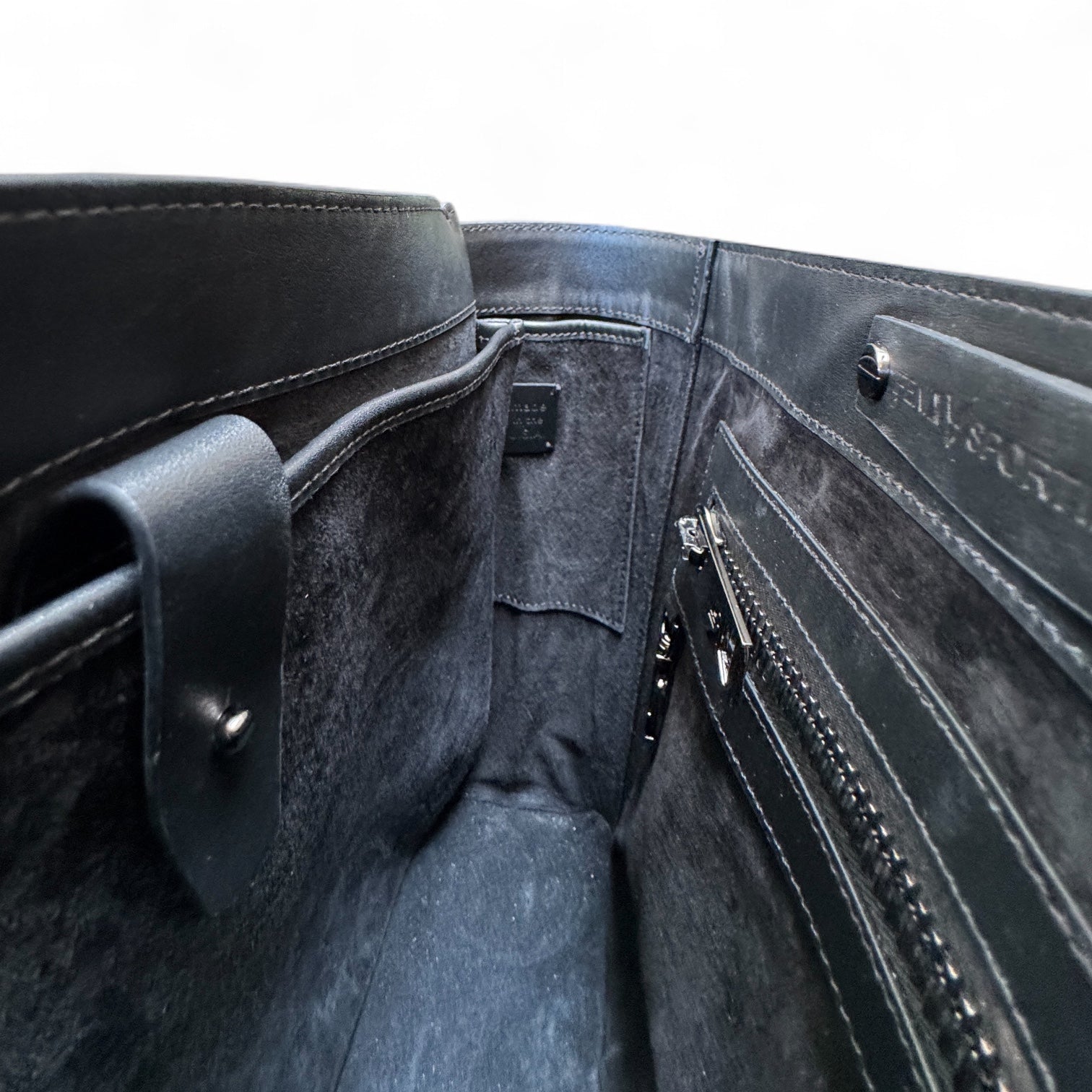 One Bag (Black Leather w/Gunmetal Hardware)