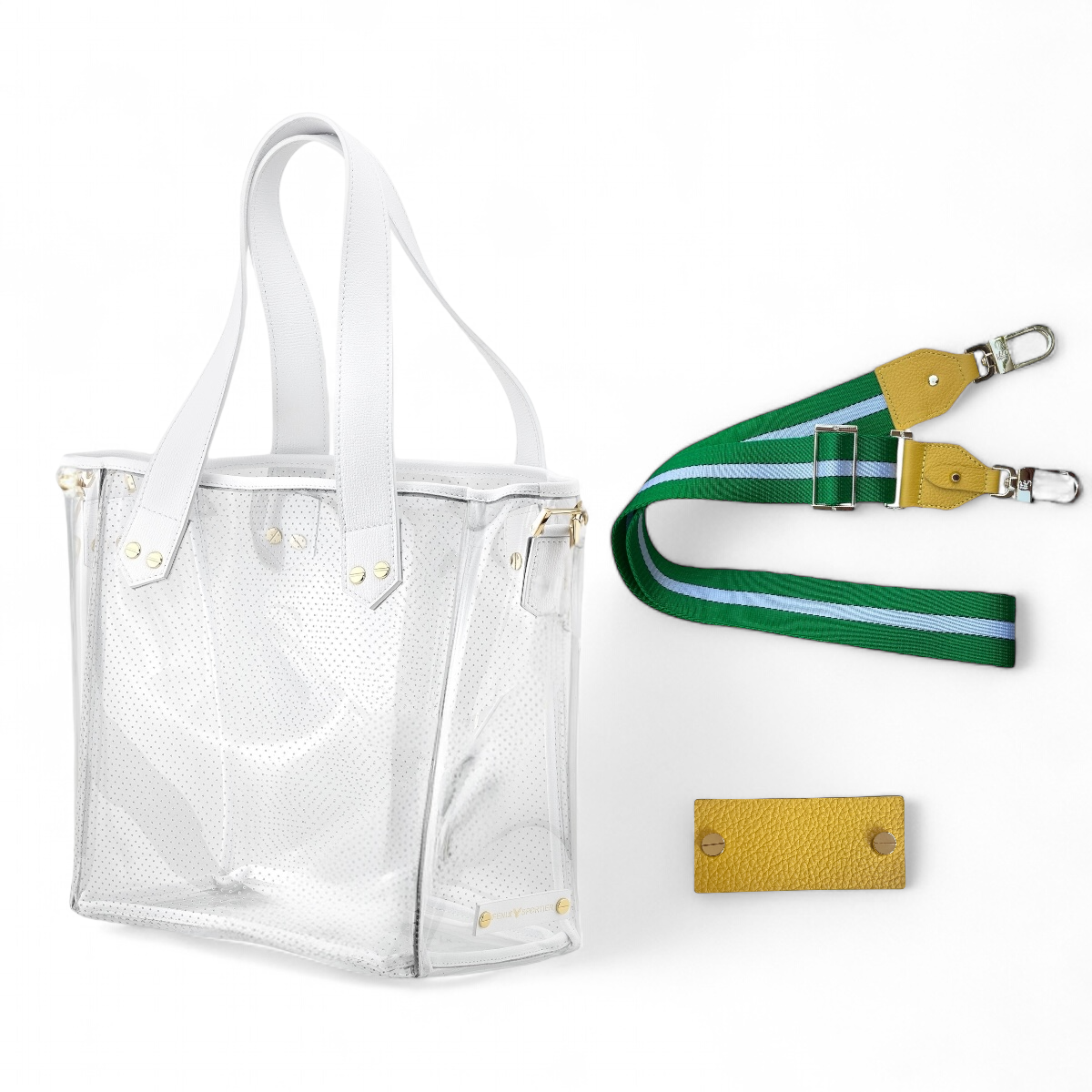 Gameday Your Way - White Leather/Gold