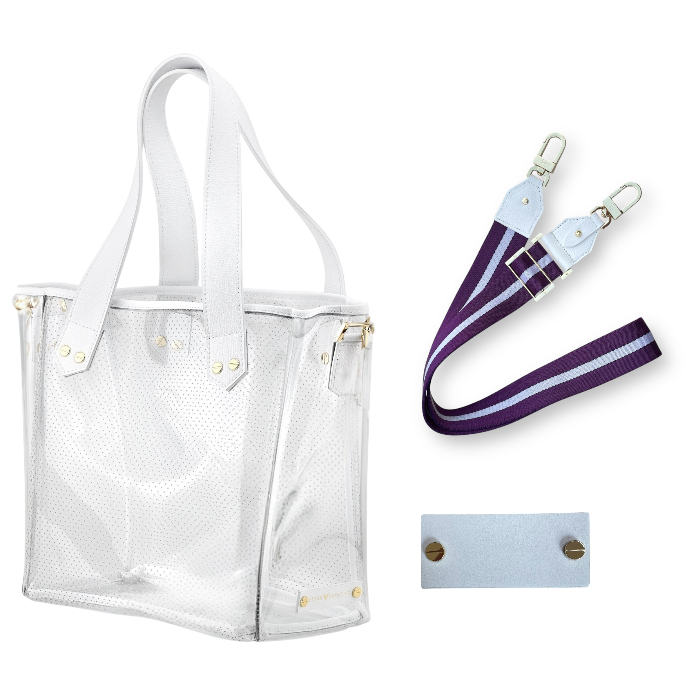 Gameday Your Way - White Leather/Gold