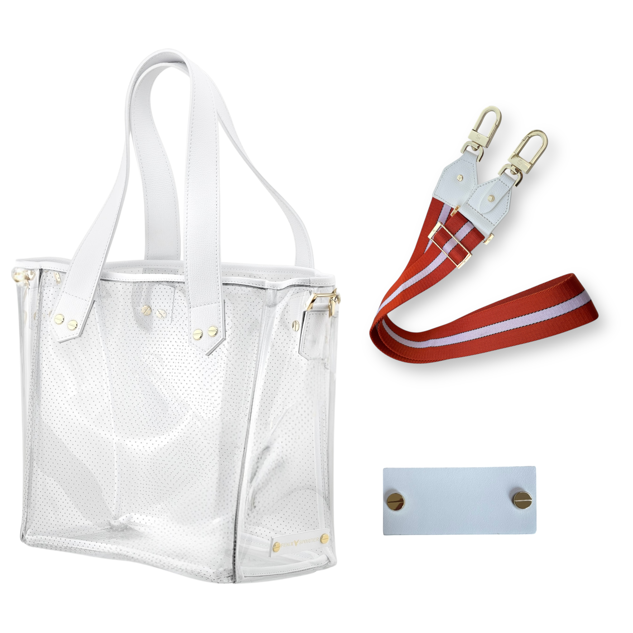 Gameday Your Way - White Leather/Gold