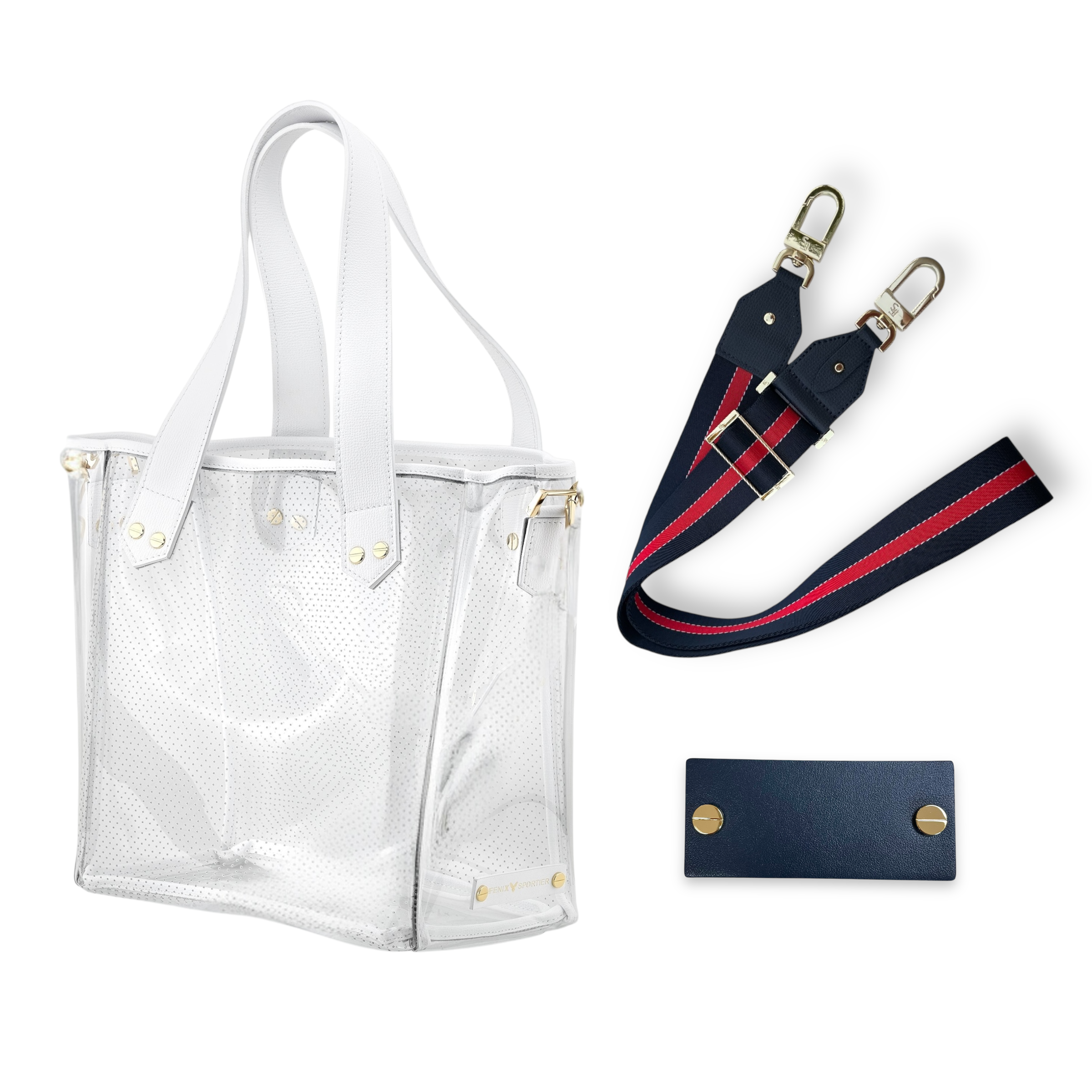 Gameday Your Way - White Leather/Gold