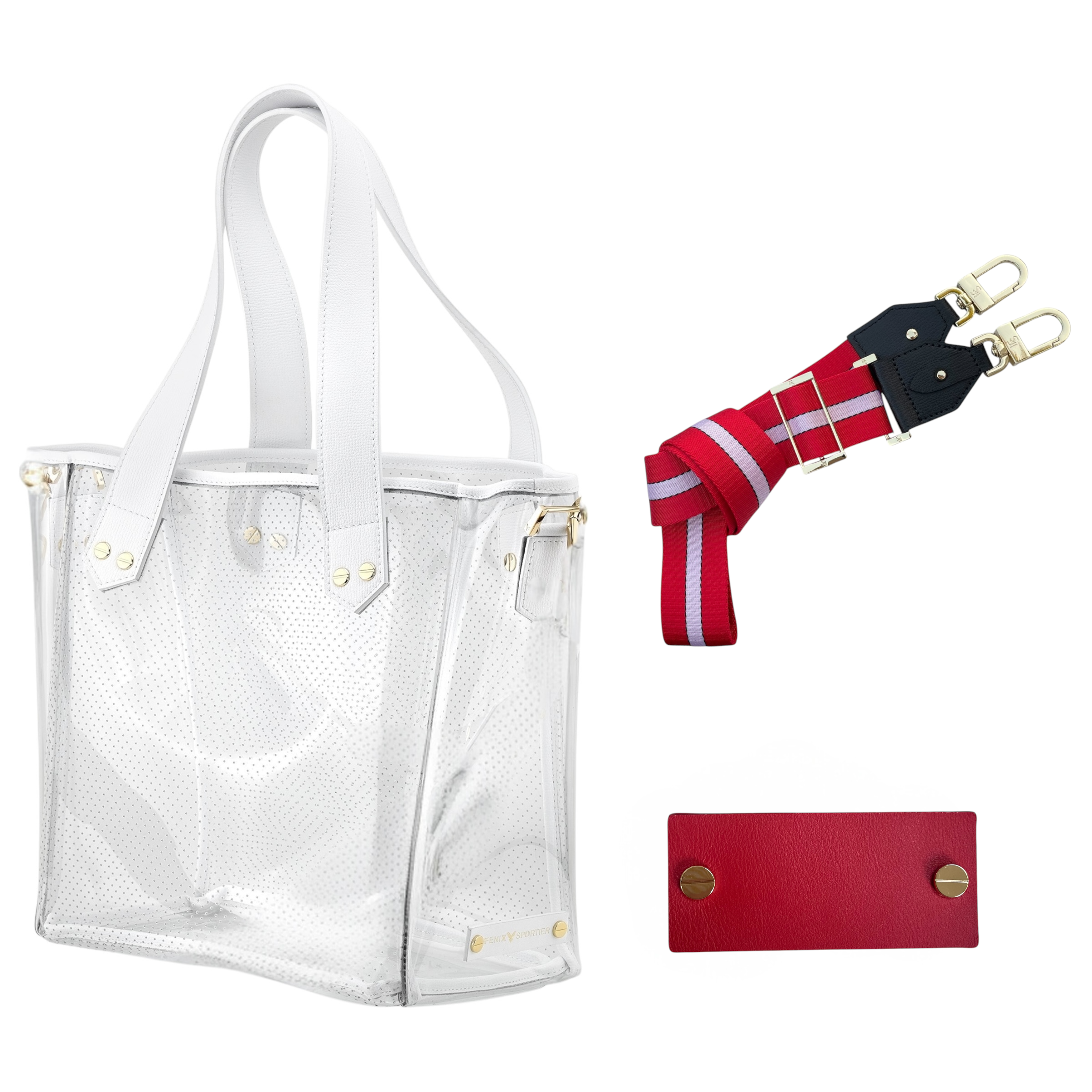 Gameday Your Way - White Leather/Gold