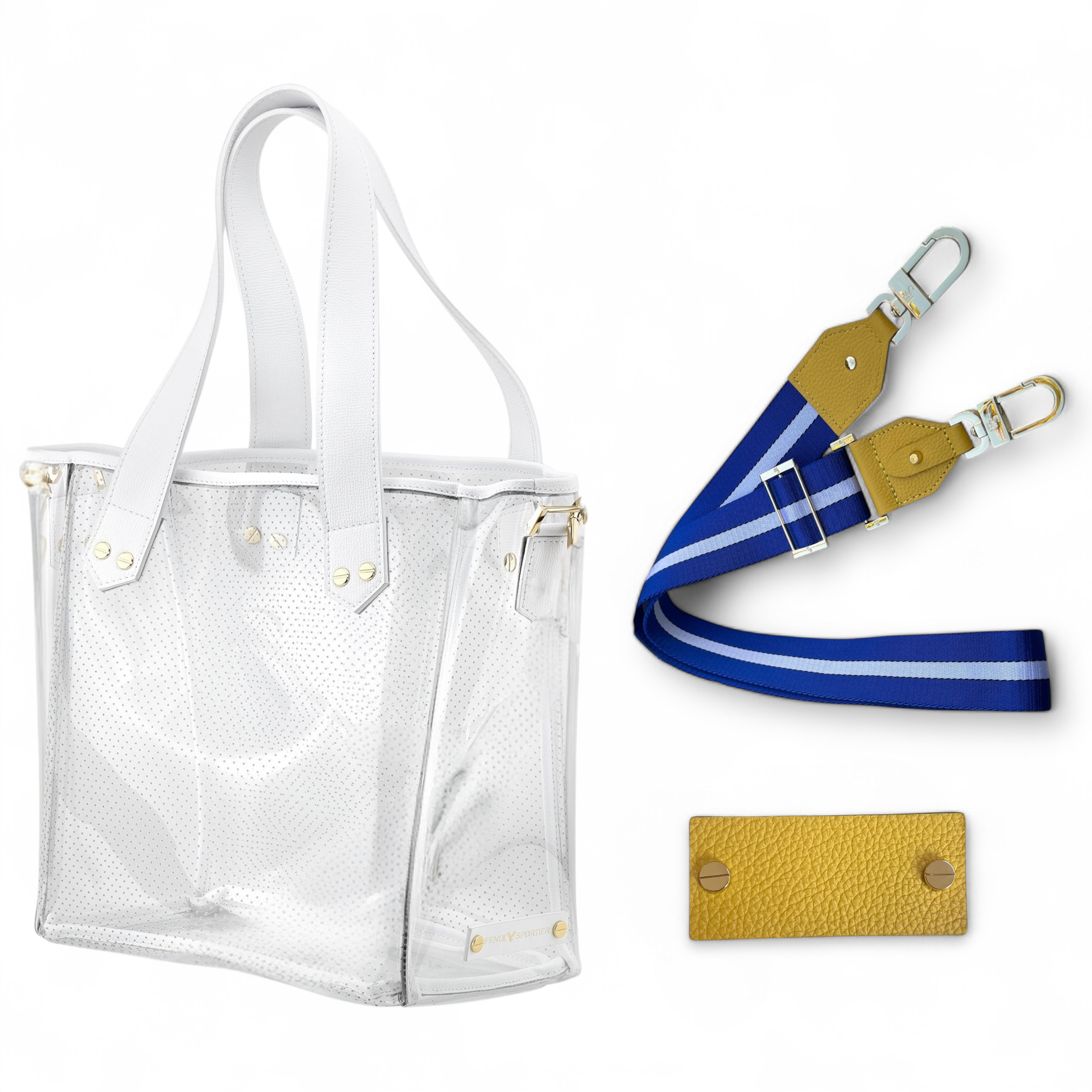 Gameday Your Way - White Leather/Gold