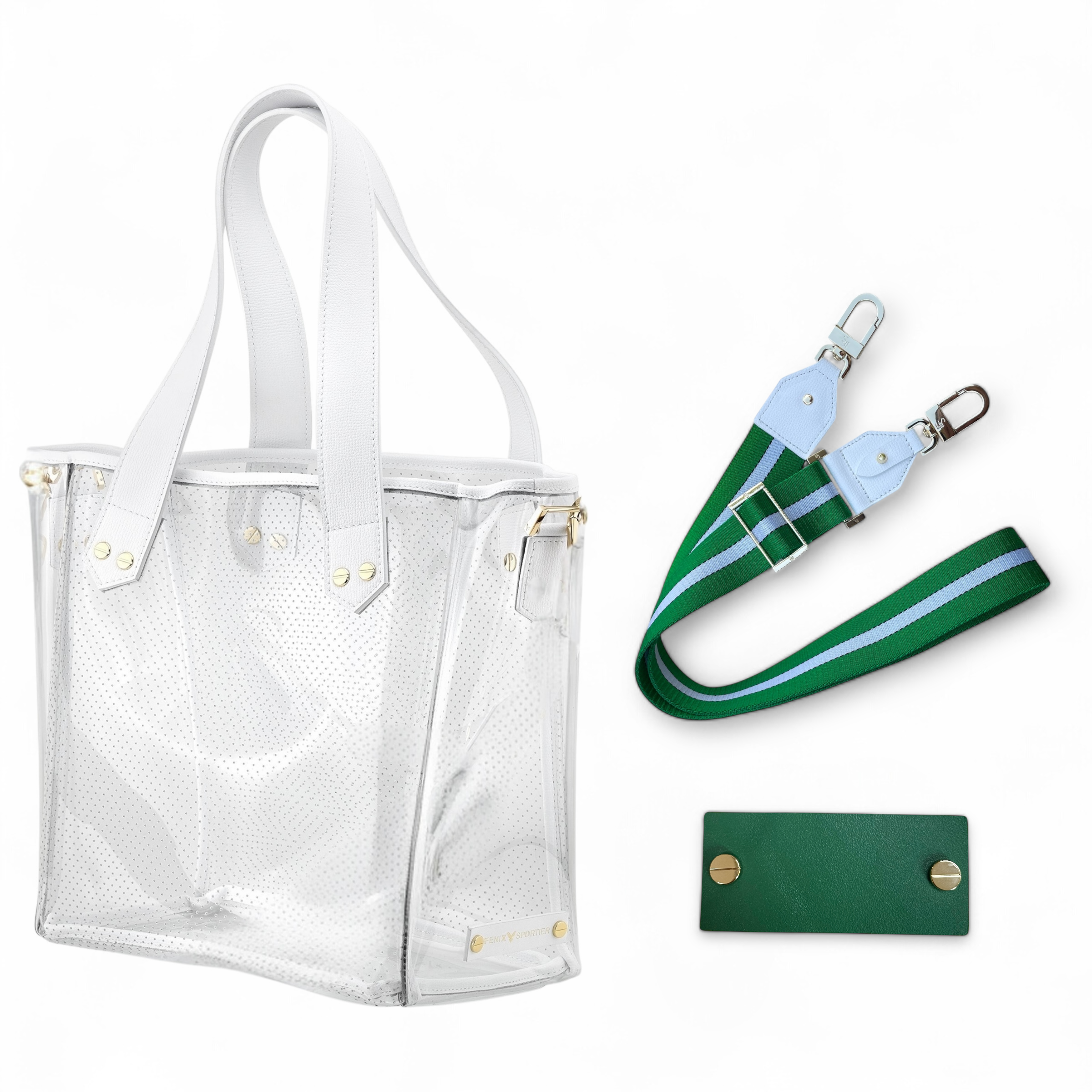 Gameday Your Way - White Leather/Gold