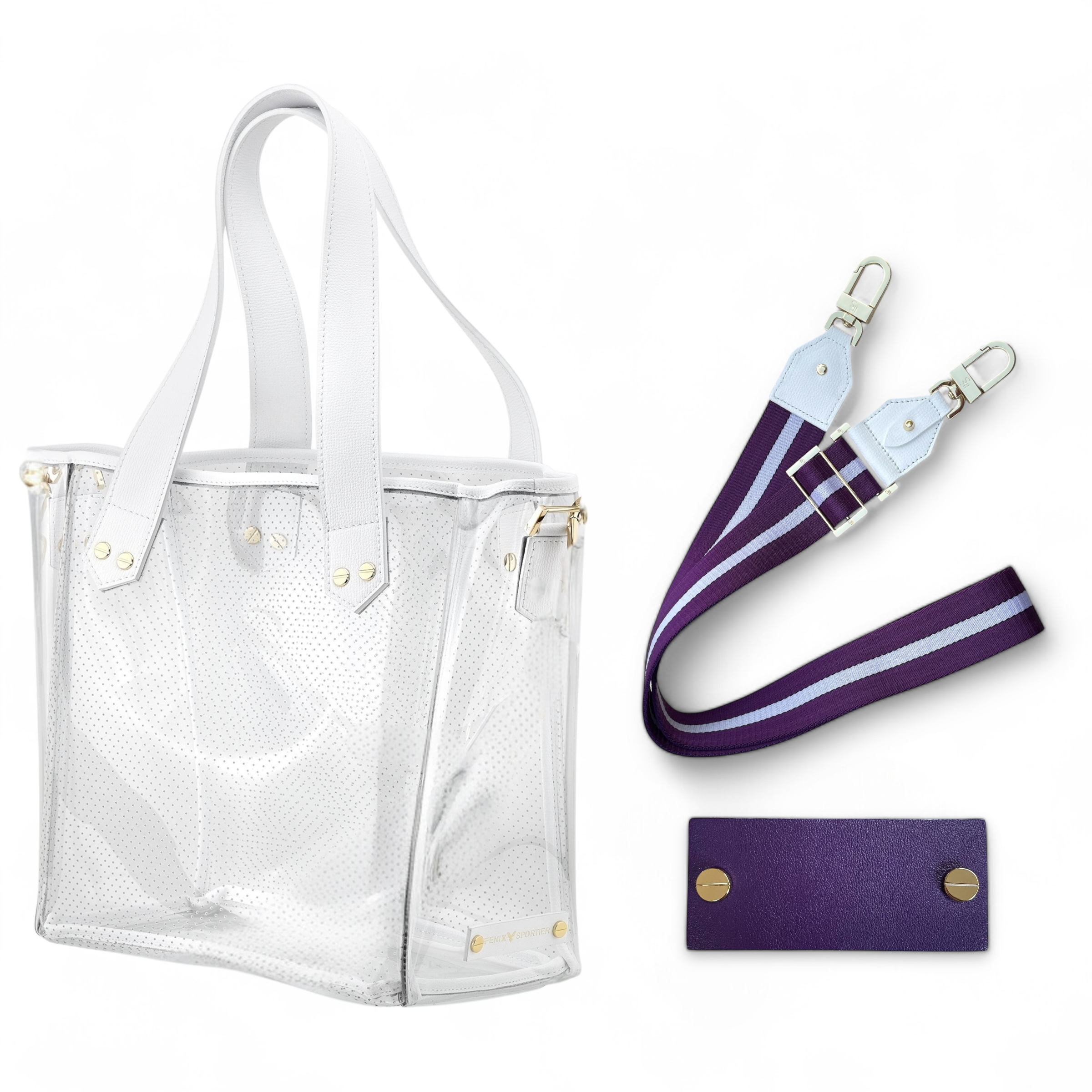 Gameday Your Way - White Leather/Gold