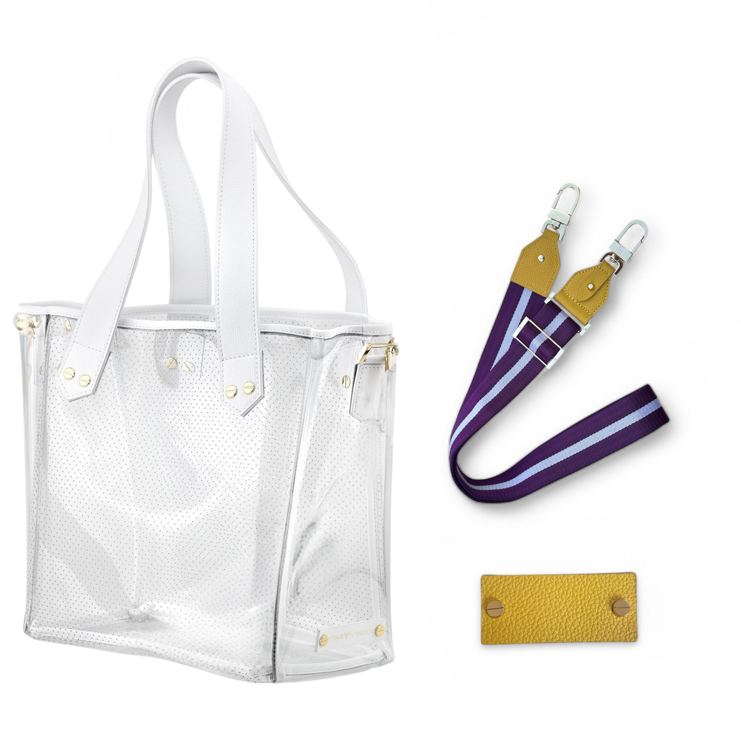 Gameday Your Way - White Leather/Gold