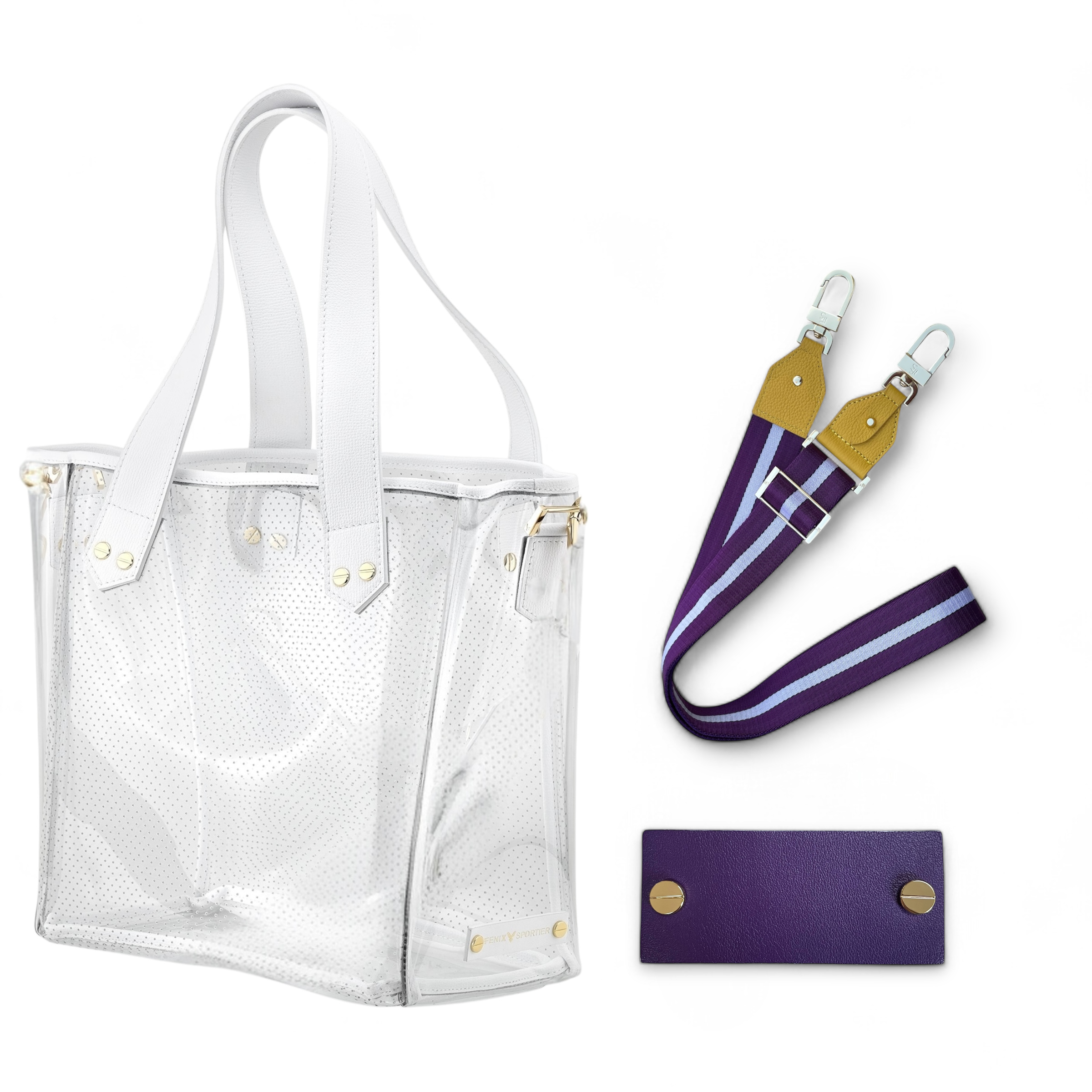 Gameday Your Way - White Leather/Gold