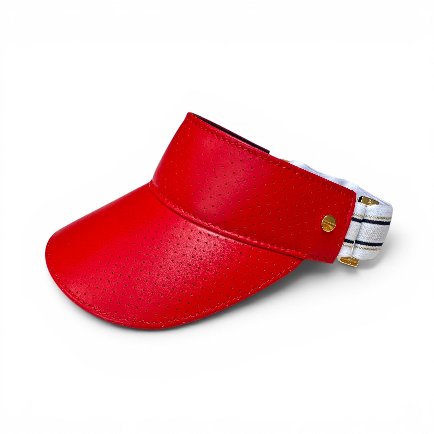 The Leather Visor - Little Miss Fourth of July Red (Ltd.)