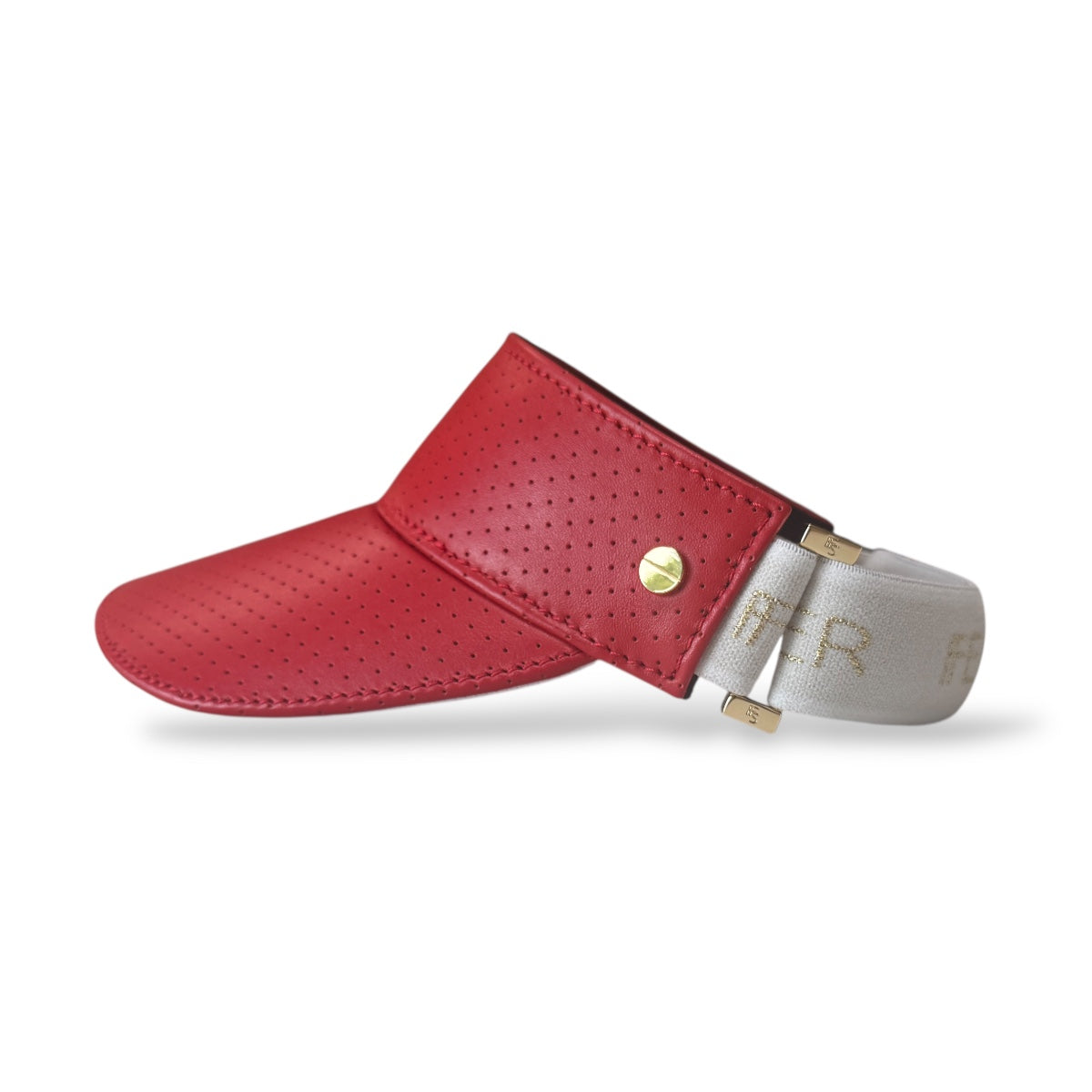 The Leather Visor - Red Soleil