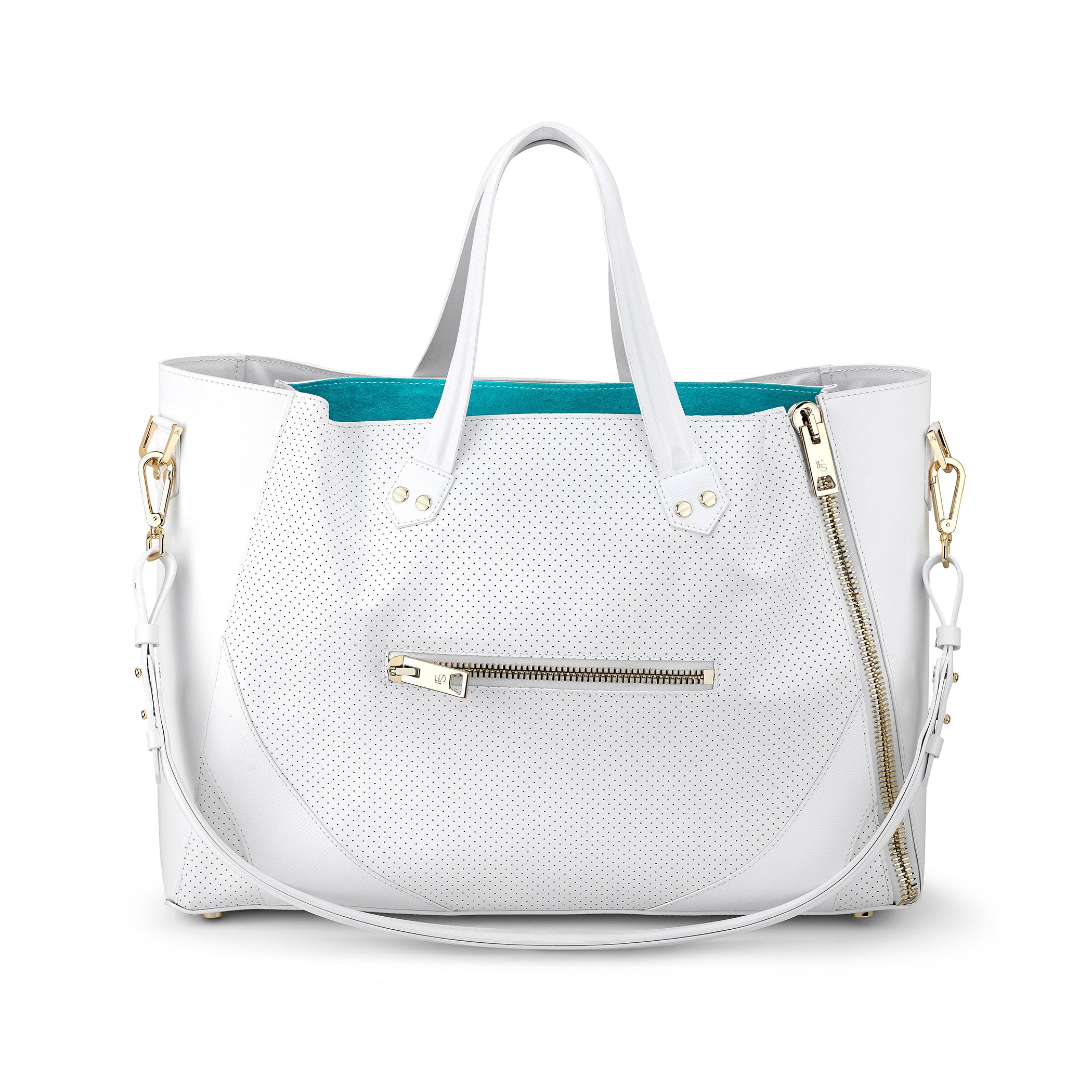 Major Bag (White Leather/Gold Hardware)
