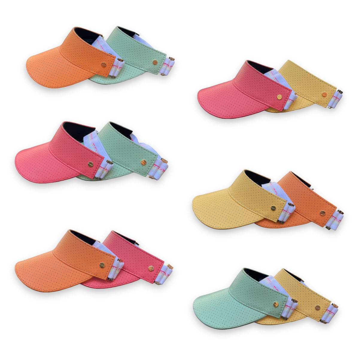The Leather Visor - Sorbet Double Scoop