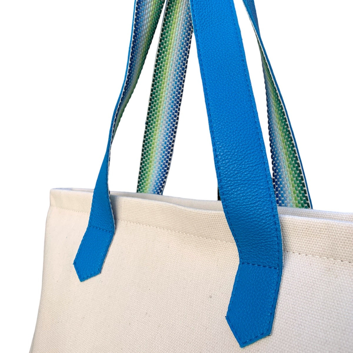 Play + Aprés Bag - Lagoon Blue / Natural Canvas