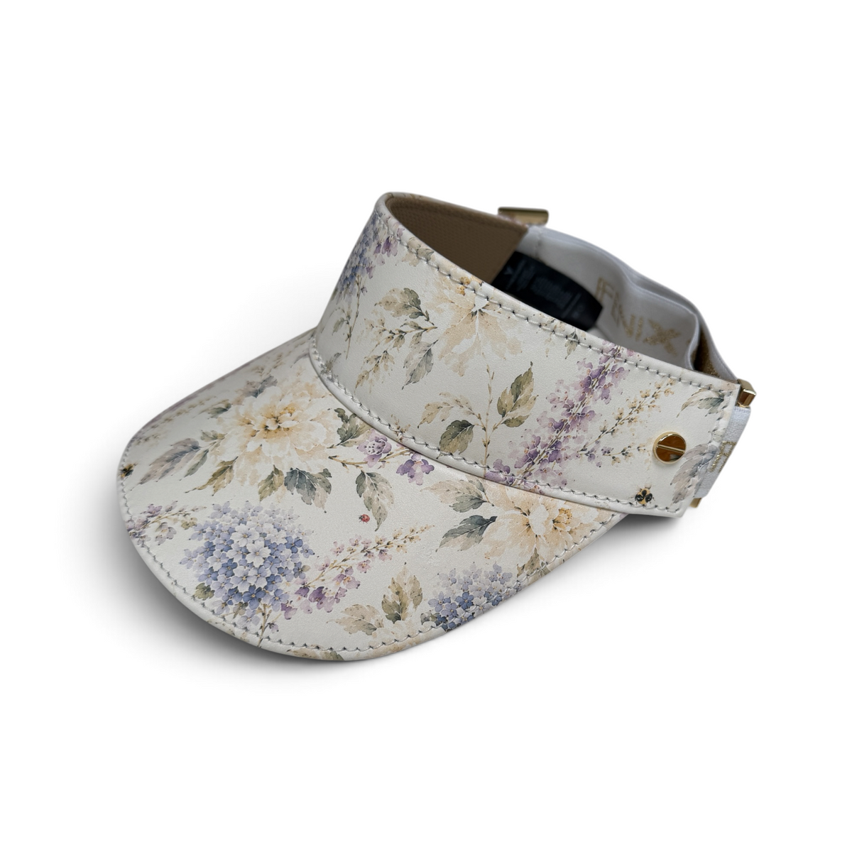 The Visor - Le Jardin Leather & Gold