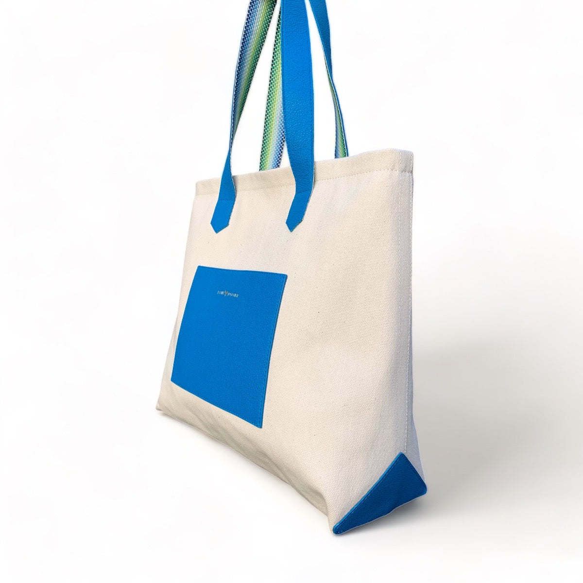 Play + Aprés Bag - Lagoon Blue / Natural Canvas