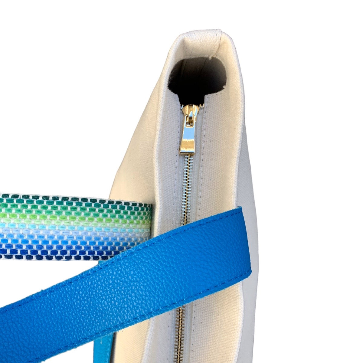 Play + Aprés Bag - Lagoon Blue / Natural Canvas