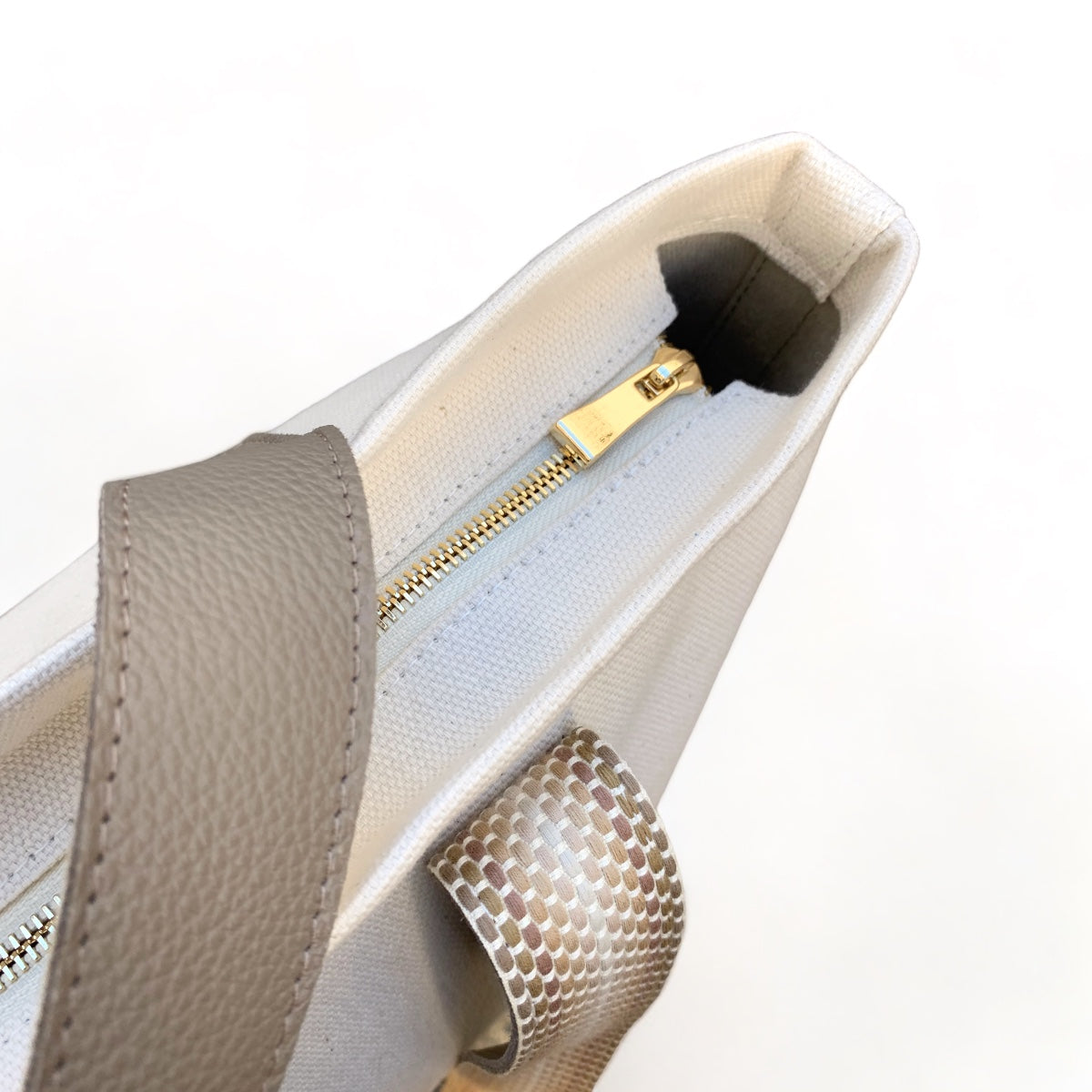 Play + Aprés Bag  - Creta Leather / Natural Canvas
