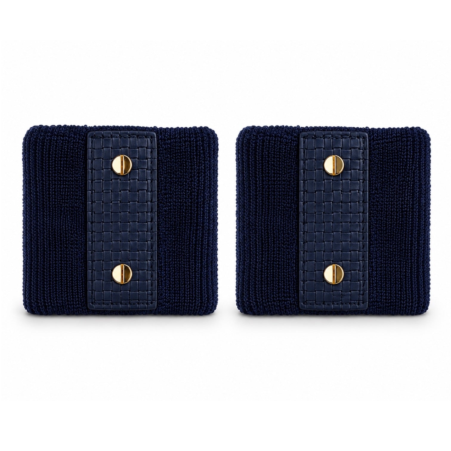 Le Club Cuffs: Navy/Navy & Gold