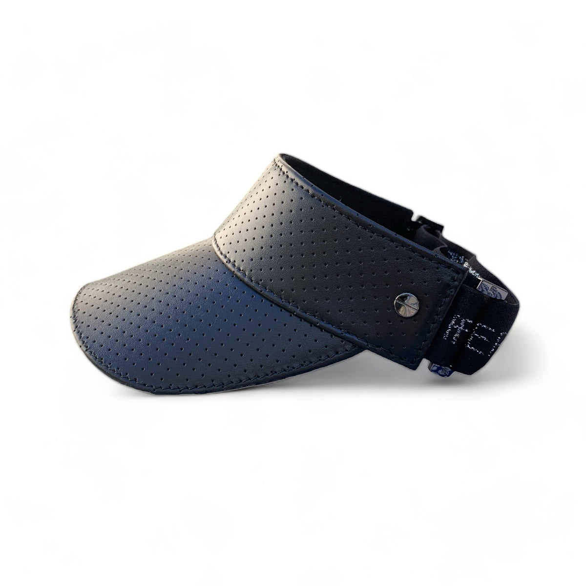 The Leather Visor - Black & Gunmetal