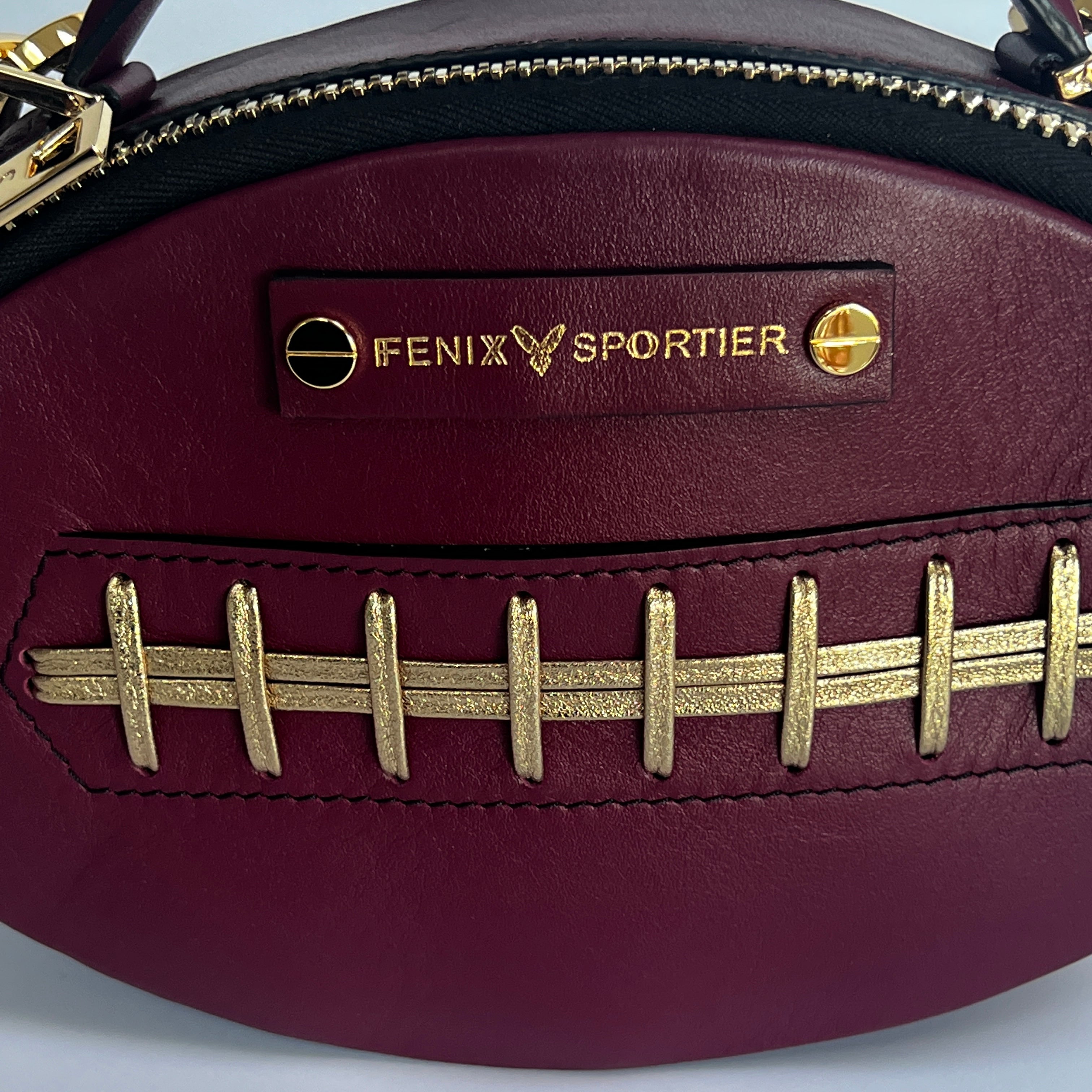 The Football Bag - Cardinal & Gold (special order)