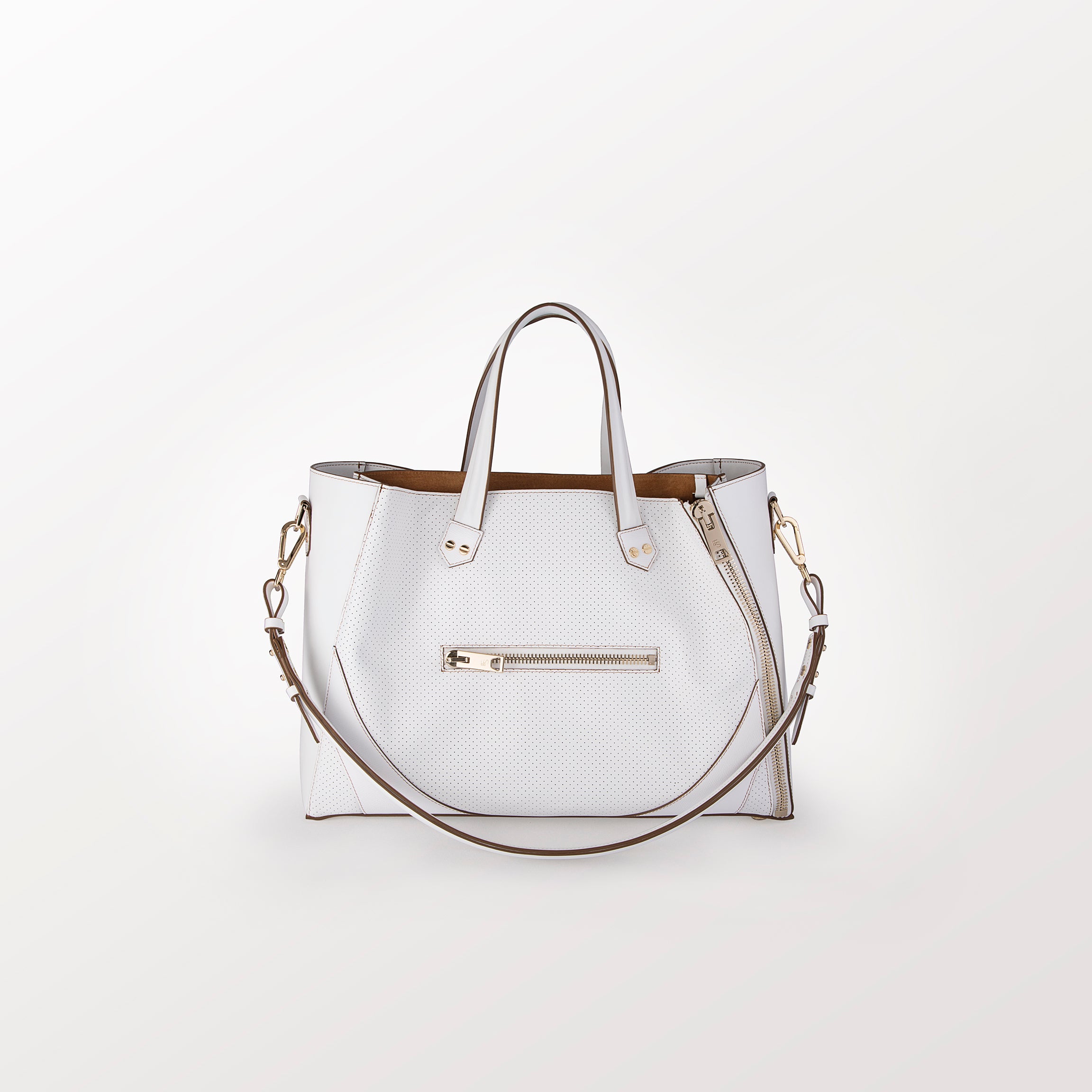 Major Bag (White Leather/Gold Hardware)