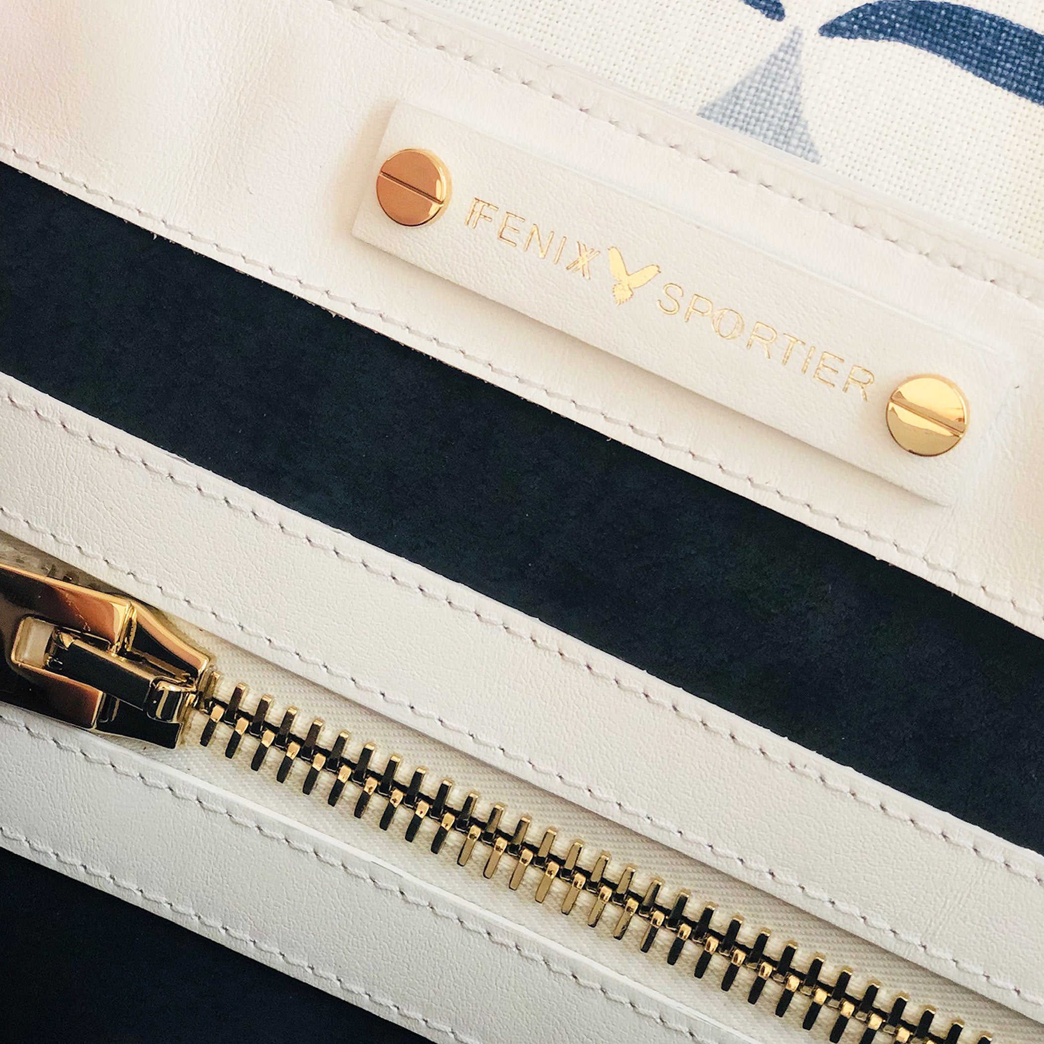 Major Bag (White Leather/Gold Hardware)