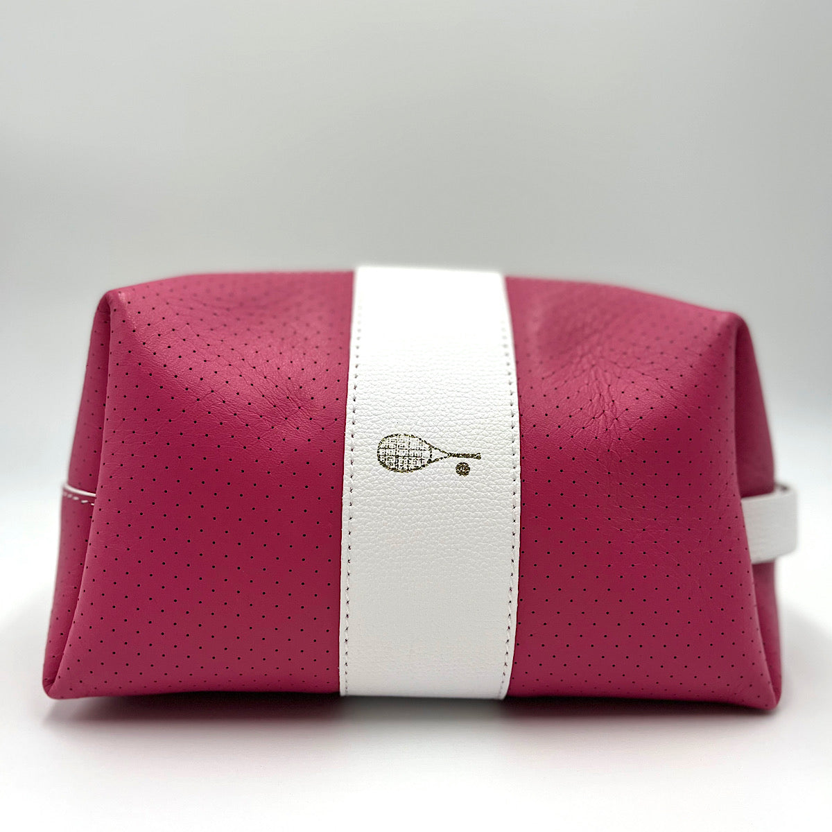 24/7 Bag - Fuchsia/White w/Gold