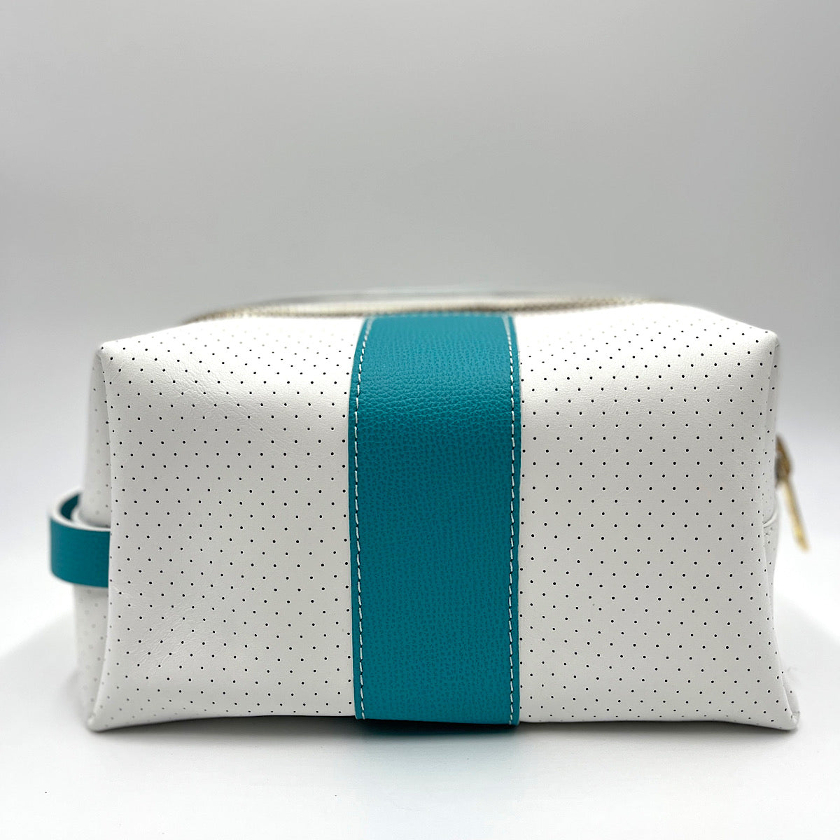 24/7 Bag - White/Aqua w/Gold