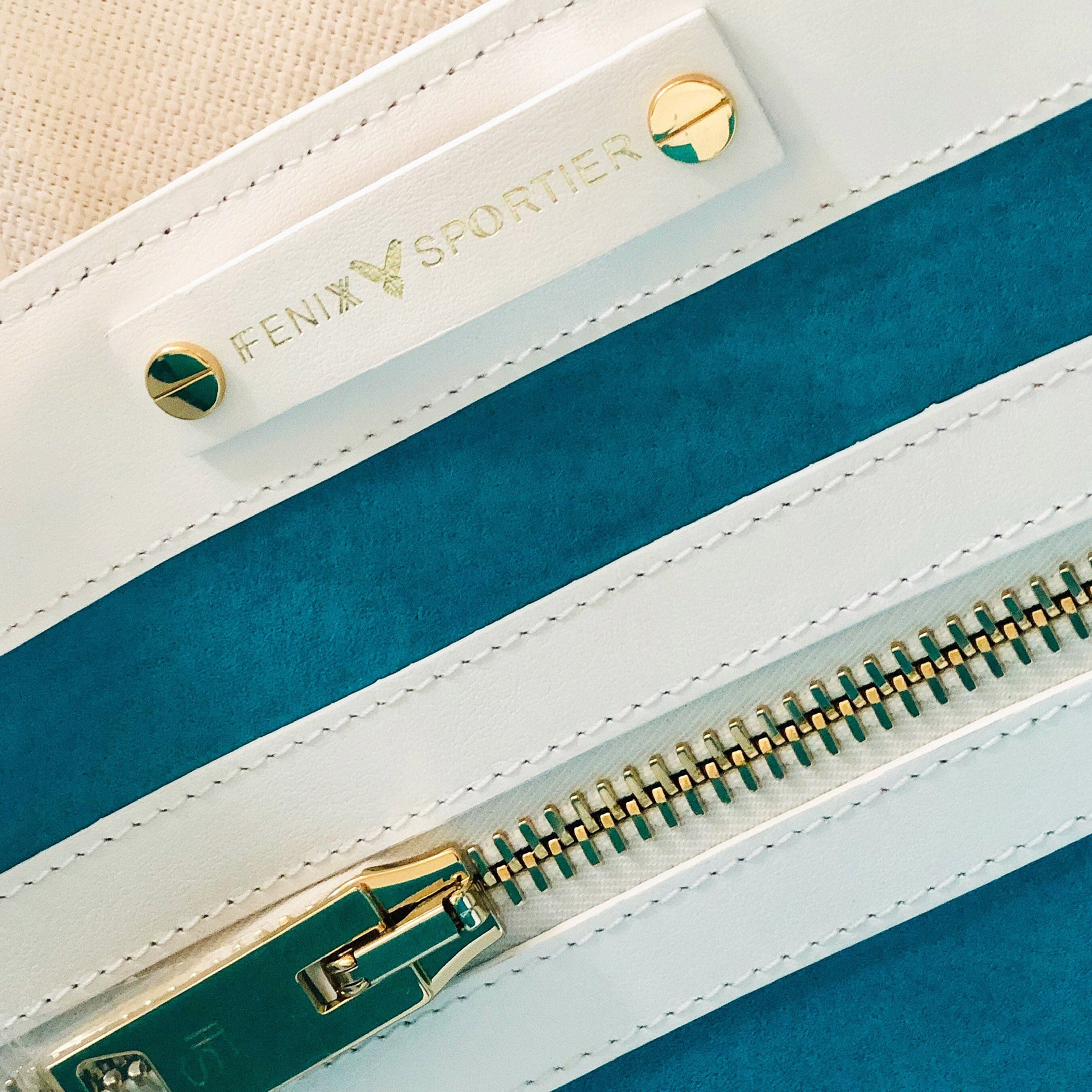 One Bag (White Leather /  w/Gold Hardware)
