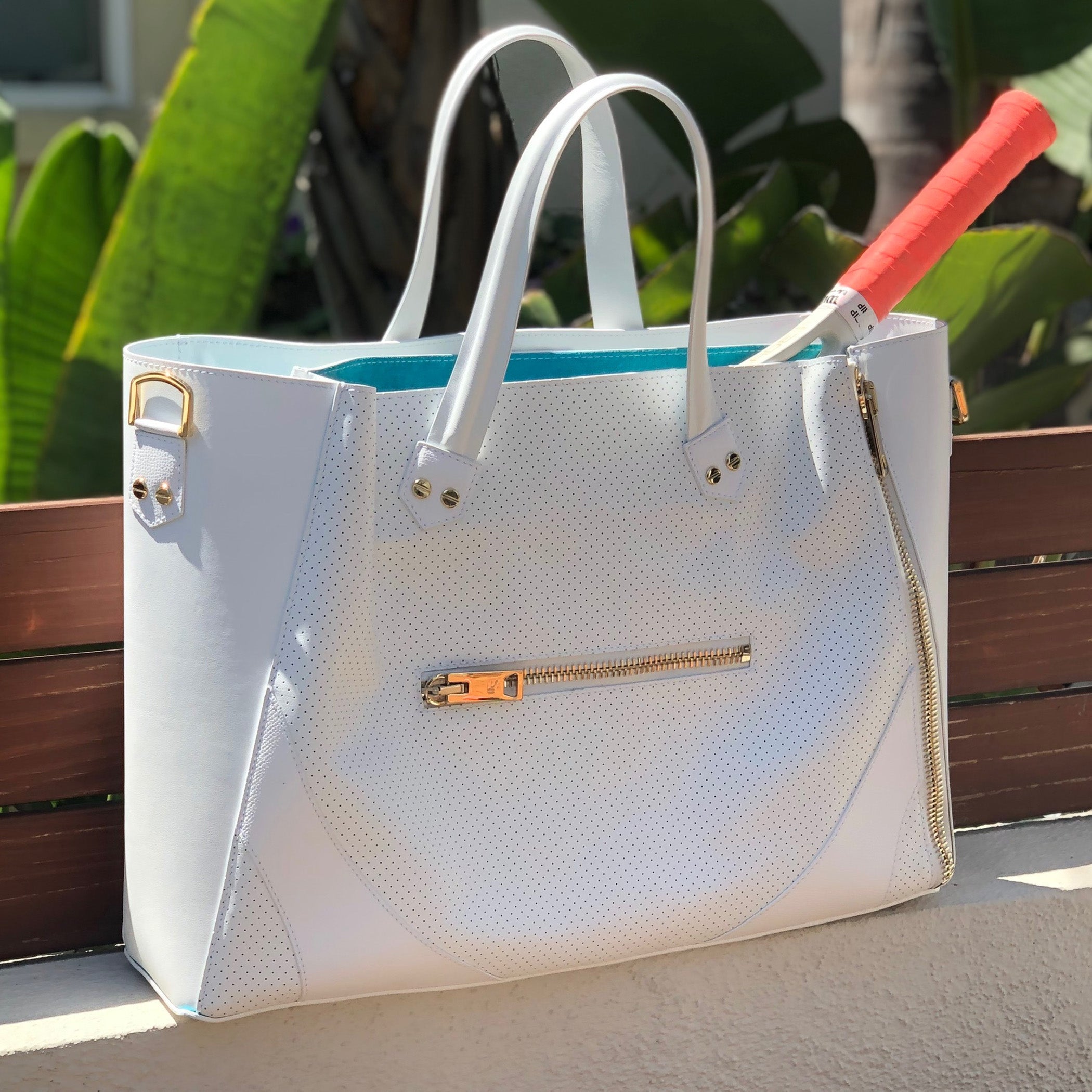 Major Bag (White Leather/Gold Hardware)