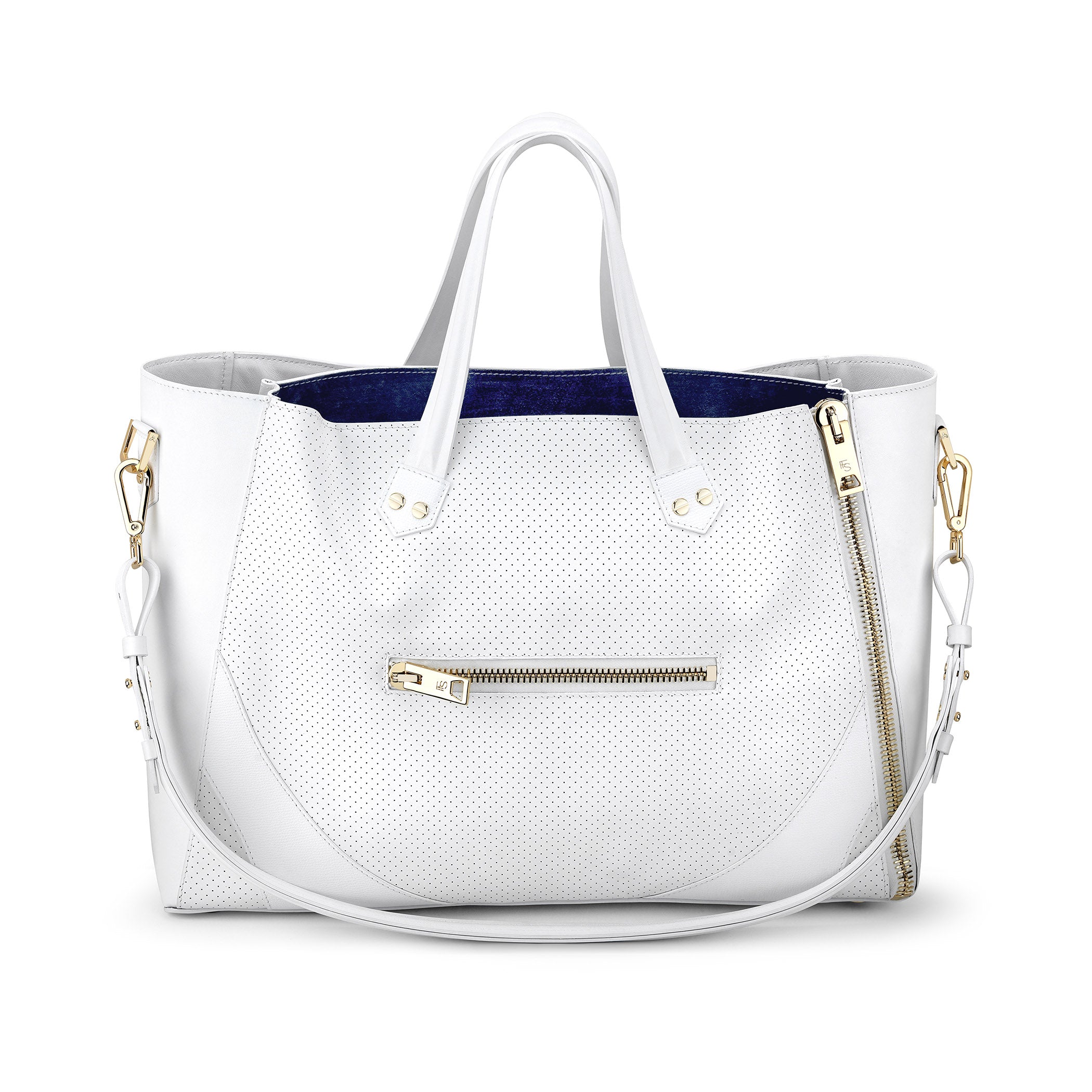 Major Bag (White Leather/Gold Hardware)